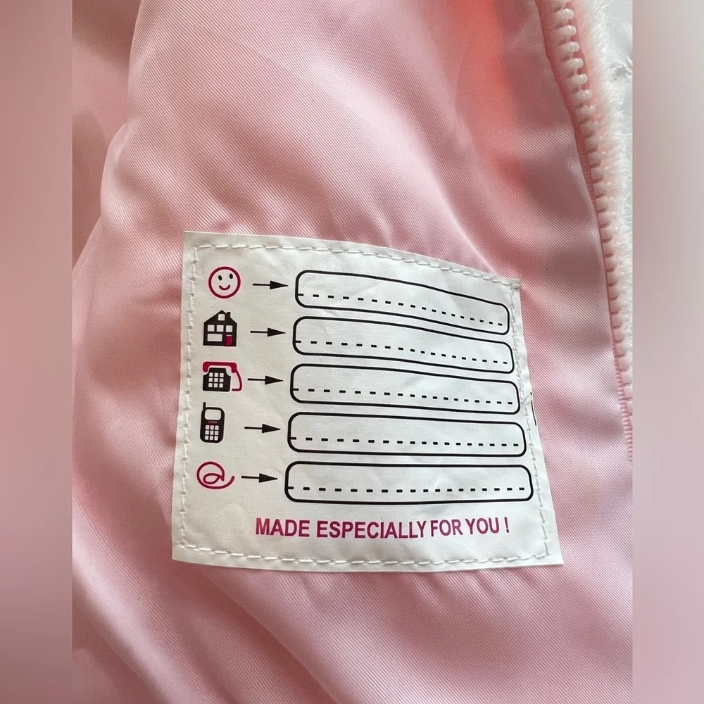 Rothschild Pink Puffer Jacket with Hood